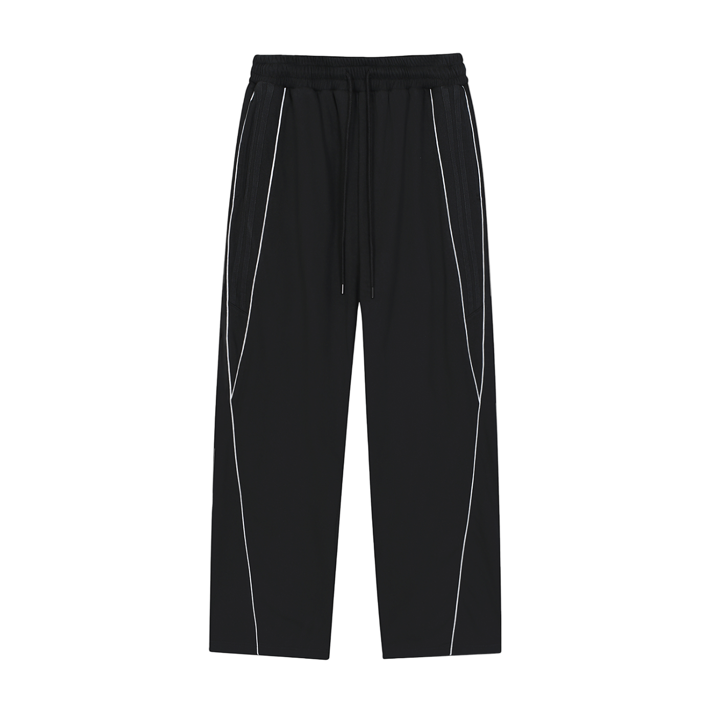 Reflection Striped Straight-Leg Sweatpants