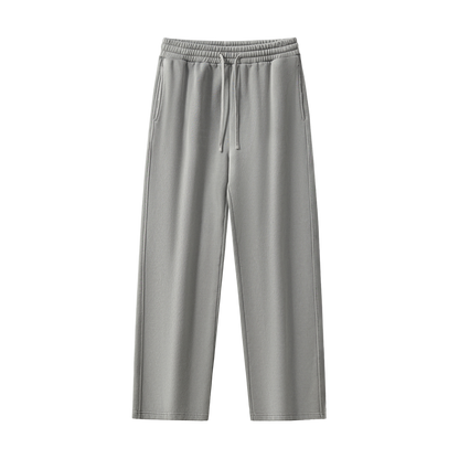 Frayed Enzyme Washed Fleece Sweatpants